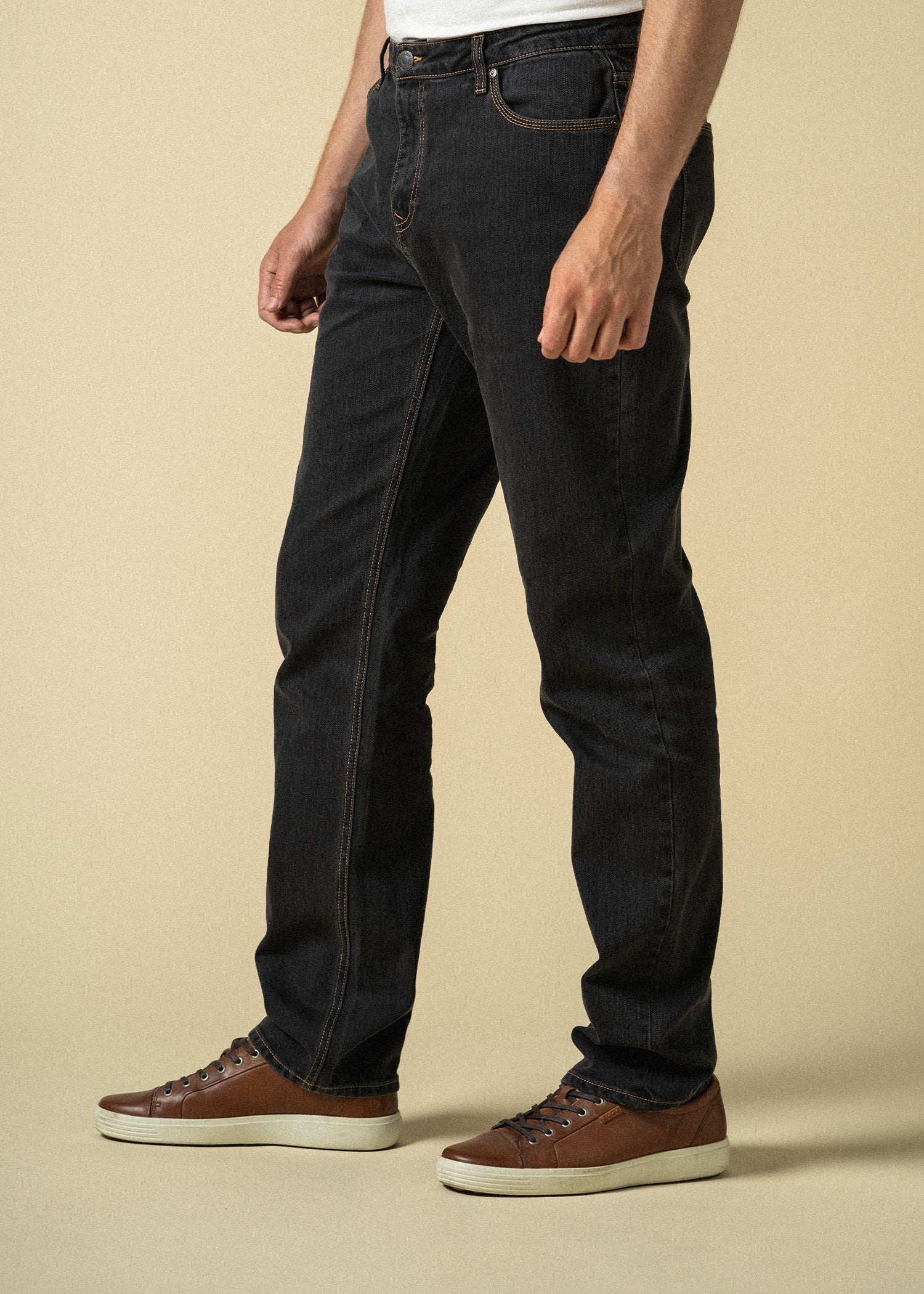 STANDARD STRAIGHT Vintage Black Tall Men's Jeans | Longjohn and Sons – AND